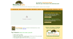 Desktop Screenshot of bonsaiboygifts.com